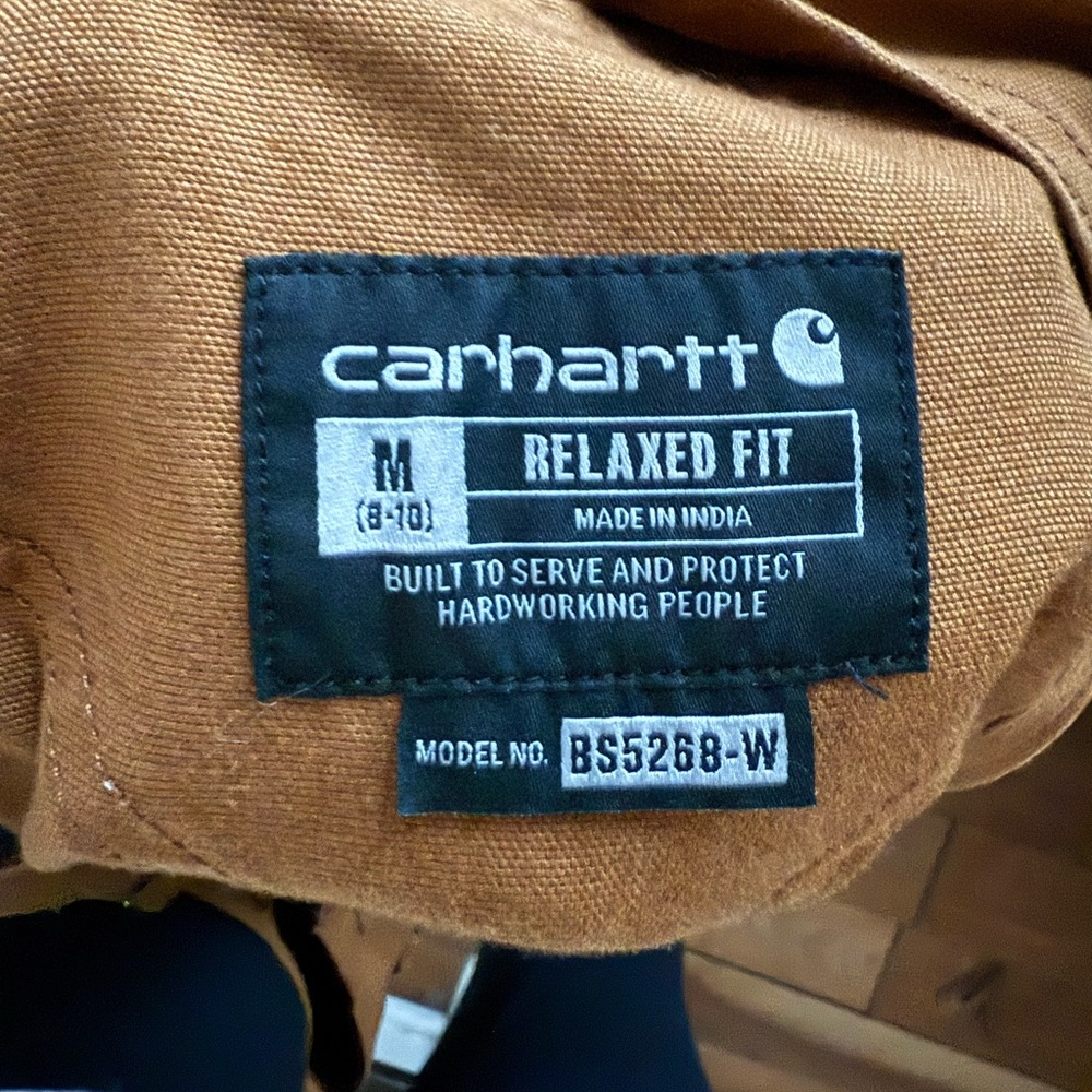 Carhartt Women's Rugged Flex Relaxed Fit Canvas Shortalls NWT Sz: Med - Picture 8 of 14